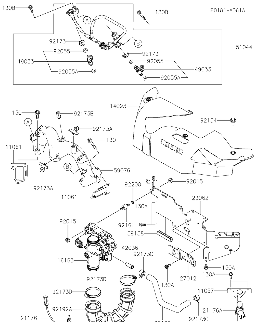 Fxt00v-Bs42 Throttle Equipment Diagram and Parts List for FXT00V-BS42  Cub Cadet Lawn Tractor
